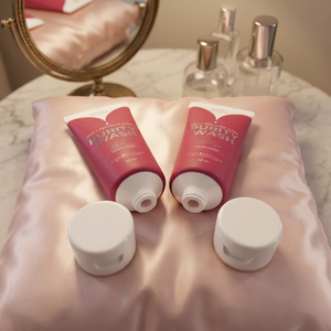 Private Custom 50ml White Cosmetic Plastic Tube For <b>Sunscreen</b> Hand Cream Face Wash Packaging With Flip Top Cap - Product Image 2