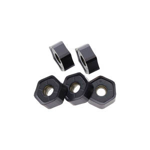 Plaquettes de fraisage en carbure à double face à alimentation rapide, revêtement PVD, HNMX0906ANSN-R OEM pour outils de coupe de matériaux difficiles à traiter - Product Image 1