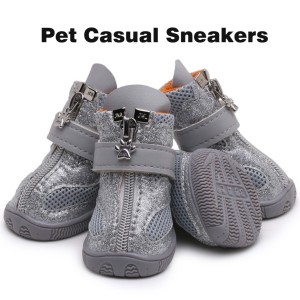 Chaussures d'été pour chiens de compagnie pour <span class=keywords><strong>Crocs</strong></span> Print Light Eva Material Cloth Cross-Border Waterproof and Breathable Wear-Resistant for New Dogs - Product Image 3