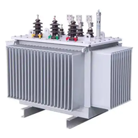 Transformateur de puissance triphasé S13 500 kVA 1000 kVA 11 kV 415 V Dyn11 à réservoir ondulé, refroidissement ONAN, bobinage en cuivre résistant aux intempéries