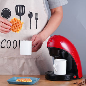 Double Cup <b>Automatic</b> Drip <b>Coffee</b> Maker Plastic Housing for Home Office Hotel and Convenient Daily Use Double Cup <b>Coffee</b> Maker - Product Image 2