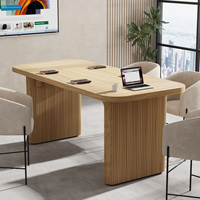 Bureau de direction en bois Tribesigns, bureau d'ordinateur rectangulaire simple, table d'écriture