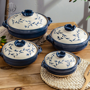 Marmites à soupe en argile <span class=keywords><strong>de</strong></span> Style coréen, ensembles d'ustensiles <span class=keywords><strong>de</strong></span> <span class=keywords><strong>cuisine</strong></span>, Casserole en <span class=keywords><strong>céramique</strong></span> avec couvercle pour usage quotidien domestique - Product Image 2