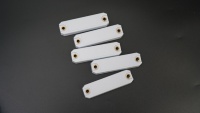 Transpondedor RFID UHF de ABS de Alta Resistencia, Etiqueta Electrónica Pasiva Resistente a Altas Temperaturas con Superficie Imprimible Personalizada