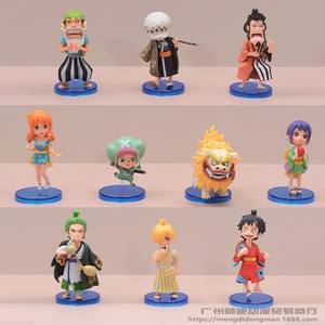 Figurines de collection Chibi Pirate Anime Luffy, <span class=keywords><strong>Zoro</strong></span>, Nami, Sanji, Ace, boîte aveugle, modèle de <span class=keywords><strong>figurine</strong></span>, décoration de gâteau, poupée - Product Image 2