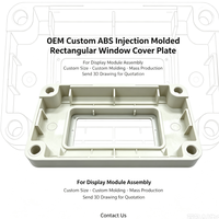 Châssis interne carré beige en ABS moulé par injection avec compartiments nervurés pour l'assemblage de composants électroniques