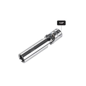 1/4 In Drive <b>Universal</b> Joint <b>Socket</b> Wrench For Auto Repair Tools - Product Image 1