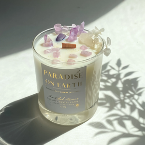 <span class=keywords><strong>Bougie</strong></span> <span class=keywords><strong>en</strong></span> cristal de luxe de 10 oz, non toxique, <span class=keywords><strong>en</strong></span> cire de soja parfumée, allumée avec une mèche <span class=keywords><strong>en</strong></span> <span class=keywords><strong>bois</strong></span> crépitante, durée de combustion de 60 heures - Product Image 2