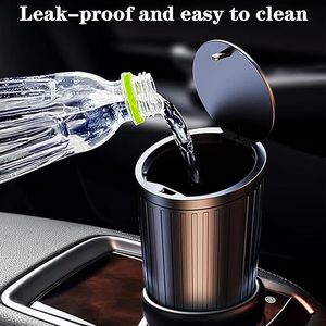 Paquete de 2 Contenedores de Basura para Auto, Portavasos Universal a Prueba de Fugas, Contenedor de Basura para Vehículo - Product Image 3