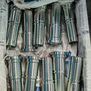 Raccord de tuyau haute pression en acier inoxydable 304, nouveau connecteur <span class=keywords><strong>hydraulique</strong></span> coudé droit avec embout de compression pour tube <span class=keywords><strong>flexible</strong></span> - Product Image 2