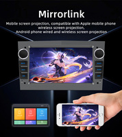 Autoradio Android double DIN 7 pouces BQCC pour Opel Astra Antara Vectra Corsa Zafira Meriva Vivara Vivaro Carplay GPS Navi