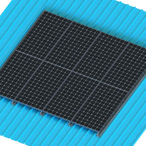 Support de fixation <span class=keywords><strong>solaire</strong></span> BIPV inclinable à angle fixe SunRack, robuste, finition en aluminium anodisé, garantie 10 ans, pour toiture résidentielle, PV architectural - Product Image 5