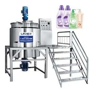 Liquid Bar Soap Making Machine Full Automatic Liquid Soap and Detergent Blending Machine Stainless Steel Tank with Agitator