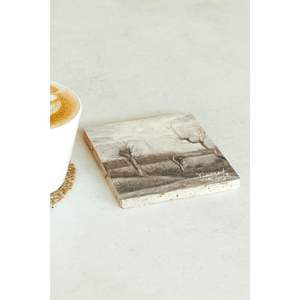 Posavasos de Piedra Individual de la Serie Vincent Van Gogh, Diseño Cuadrado 93, para Regalo Empresarial o Promocional - Product Image 2