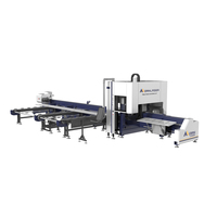 Máquina de Corte Láser de Tres Mandos de 12kw para Cortar Tubos Irregulares, Redondos y Cuadrados, Corte Biselado para la Industria de Tuberías