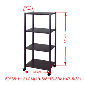 Étagère à 4 niveaux écologique (HL0333) – Installation rapide et facile, pliable, amovible, durable pour salle de bain et garage intérieurs - Product Image 4