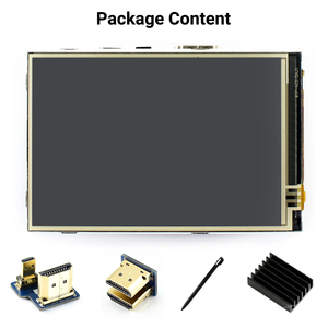 Pantalla táctil resistiva LCD Waveshare de 3,5 pulgadas, interfaz de alta resolución de 480x320, pantalla IPS diseñada para Raspberry Pi K638 - Product Image 5