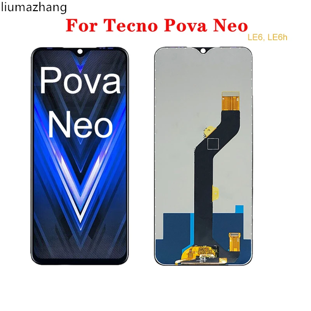 6.8" High Quality In-cell Tecno Pova Neo LE6 LCD Display Touch Screen Digitizer Assembly Replacement Parts 3-Month Warranty