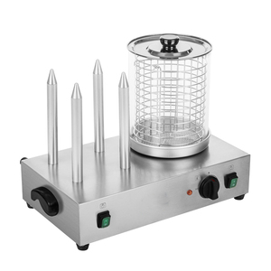 Nouvelle conception fiable de gril à saucisses, gril à hot-dogs commercial, gril à hot-dogs électrique avec <span class=keywords><strong>chauffe</strong></span>-pain - Product Image 2