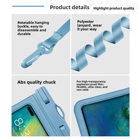 Étui de téléphone étanche IPX8 en PVC pour téléphones à écran tactile, équipement de natation en extérieur, sac transparent scellé à suspendre au cou pour la plongée