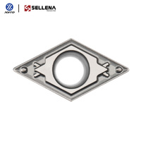Plaquettes en Céramique Métallique (Cermet) DCMT070202 DCMT070204 pour Tournage Interne, Outil de Tournage CNC en Acier, Revêtement PVD CVD, HRC50, Lot de 10 Pièces, OEM