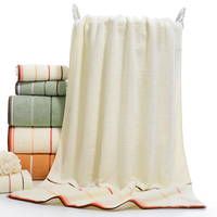 Ensembles de serviettes de bain de luxe 5 étoiles pour hôtel 100% coton motif solide Offre Spéciale emballage de boîte-cadeau