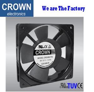 Ventilador Crown 12025 T12 DC para servidor personalizable OEM sin escobillas con aspas de plástico - Product Image 4
