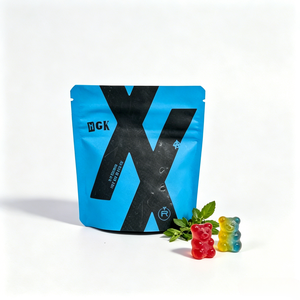 Custom Child Resistant Matte Stand Up <b>Pouch</b> Smell Proof Opaque Mylar Foil Bag OEM MOQ 500 - Product Image 4