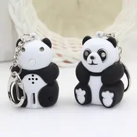 Customized Mini Panda Key Chain with Your Logo 103519