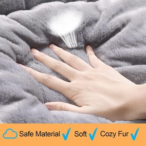 Cama de dibujos animados para perros medianos, funda extraíble, lavable, antideslizante, almohadilla para perrera, acogedor, refrescante, alfombrilla para dormir, cojín para cajas de Metal para perros - Product Image 2