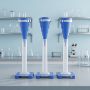 Kit viscosimètre standard en plastique Marsh avec gobelet de mesure et support pour l'essai de viscosité du boue de forage - Product Image 1