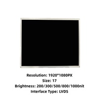 Écran LCD LED AU Optronics de 17 pouces, flambant neuf, M170ETN01.1, moniteur de contrôle industriel