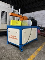Machine de découpe semi-automatique pour profilés en aluminium, équipement de sciage de haute précision pour cadres de construction