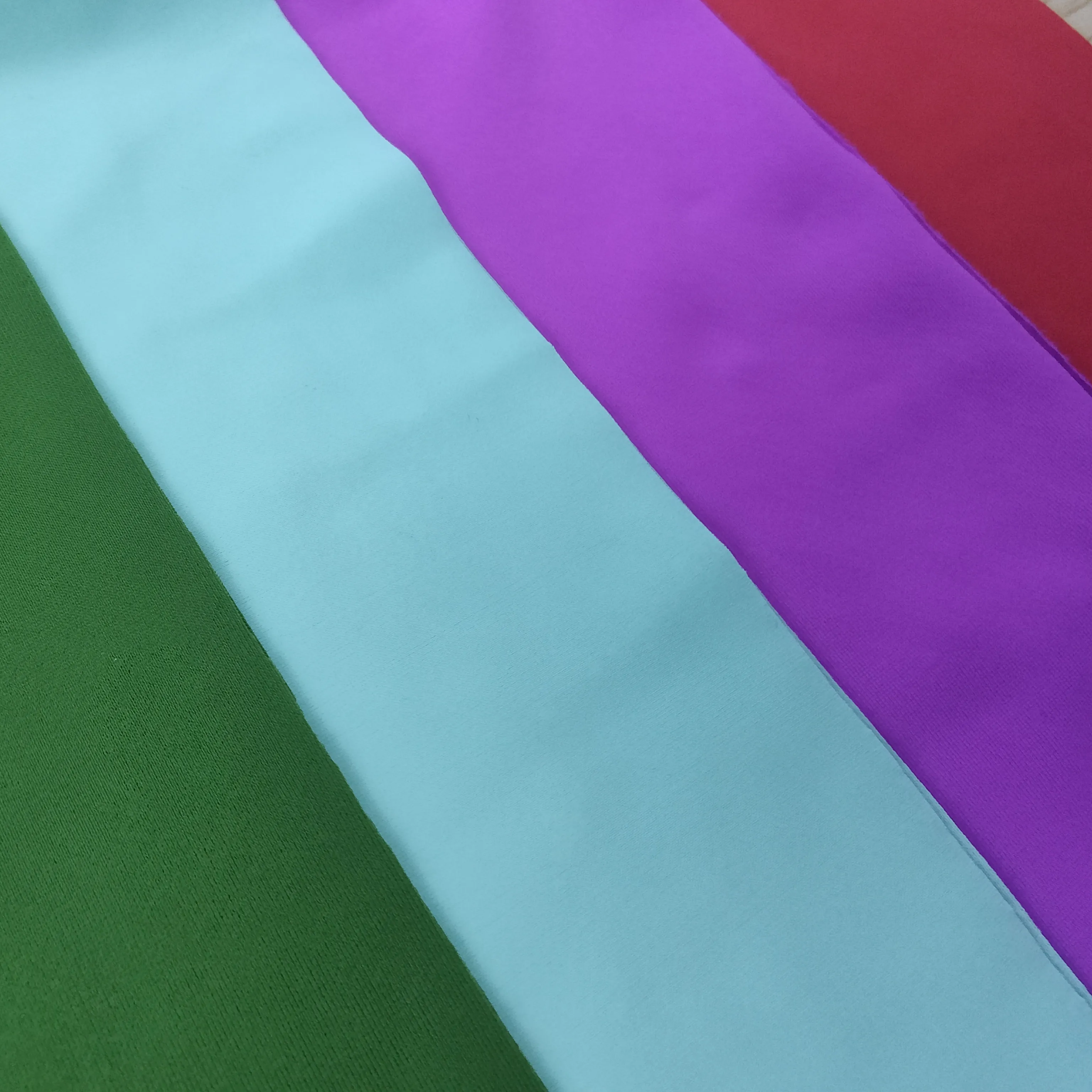 Woven Plain Dyed For Pants Shirting 4 Way Stretch Fabric In-stock Ns Lycra 100D Spandex Knitted 130gsm 1 Yard