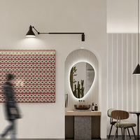 Comptoir de bar moderne pour café, vitrine à boissons avec éclairage LED, design personnalisé pour barista