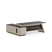 Mobilier de bureau moderne écologique personnalisé Directeur en forme de L Bureau du PDG Tables de direction