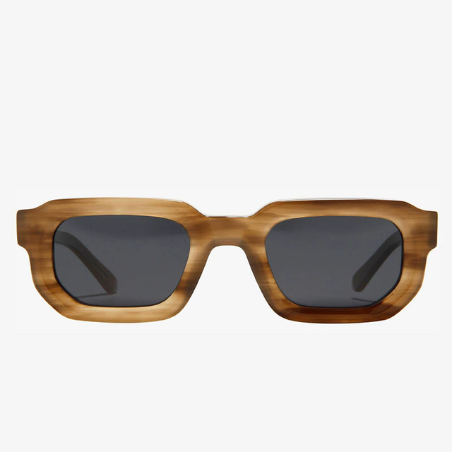 MS W040 Retro High Quality Glasses Polarized Vintage Men Women UV400 Eyewear Rectangle Acetate Frame Sunglasses