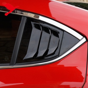 Cubiertas para Ventanas Laterales de ABS para <span class=keywords><strong>Mazda</strong></span> <span class=keywords><strong>3</strong></span> M3 Axela 2014 2015 2016 2017 <span class=keywords><strong>2018</strong></span>, 2 Piezas, <span class=keywords><strong>Accesorios</strong></span> para Automóviles - Product Image 5