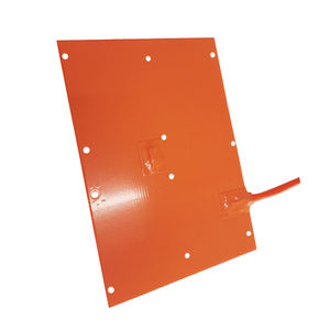 Plaque chauffante flexible pour imprimante 3D, adhésive en silicone, thermistance 100k à 1 face, trou central de 4 mm, câble de 1000 mm, 220V CE - Product Image 3