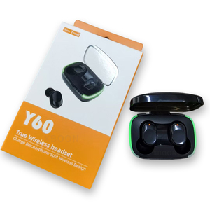 Nuovi Auricolari Wireless Y60 TWS Economici, Cuffie Stereo per Musica e Gaming, Auriculares e Audifonos Internos - Product Image 5