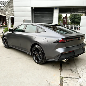 Luxury dark grey PET Glossy Car Wrap <b>Vinyl</b> 7.5 mil Self-healing Scratch Resistant Exterior Decoration Film for Sedans Finish - Product Image 3