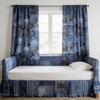 Tissu en polyester sergé anti-boulochage léger et imperméable 75 g/m² pour impression numérique, idéal pour taies d'oreiller, rideaux et doublures