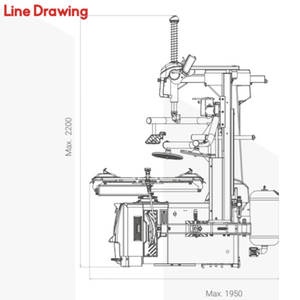 Machine hydraulique automatique pour Changer les pneus, v - Product Image 6