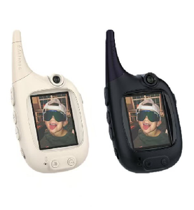 2 Pack Talkies-Walkies Vidéo pour Enfants avec Connexion Claire, Envoi de Photos Selfie, Voix et Émojis, Cadeau pour Garçons et Filles, Nouvelle Mise à Niveau - Product Image 1