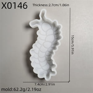 แม่พิมพ์หล่อเรซินแฮนด์เมดสำหรับตกแต่งแบบทำมือสำหรับเครื่องประดับตกแต่งแบบทำจากซิลิโคนกลายพันธ์แมลง X0146แม่พิมพ์ - Product Image 4