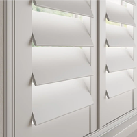 Vente en gros usine YMTC – Stores en PVC imitation bois, écologiques et durables, à ouverture horizontale, pour intérieur