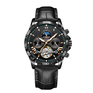 Nuevo reloj impermeable para hombre, elegante reloj de pulsera informal de negocios luminoso Esqueletizado - Product Image 3