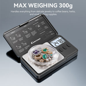 Báscula electrónica <span class=keywords><strong>de</strong></span> joyería <span class=keywords><strong>de</strong></span> alta calidad 2025, tamaño <span class=keywords><strong>de</strong></span> bolsillo preciso para el hogar, pesaje <span class=keywords><strong>de</strong></span> piedras preciosas, Material ABS alimentado por batería - Product Image 4