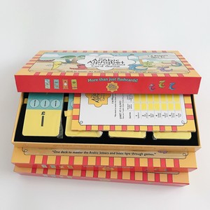 Service d'impression de jeu de cartes mémoire d'alphabet numérique <span class=keywords><strong>arabe</strong></span> animal des douanes pour enfants - Product Image 3