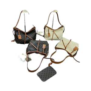 Luxury Designer Women's <b>Handbag</b> Cross-Border Messenger Bag With Buckle Chains & Zipper Closure Platinum Color Tanjing - Product Image 2